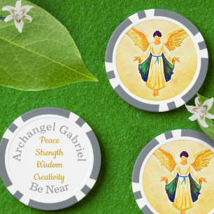 Archangel Gabriel “Be Near” Prayer Token Peace