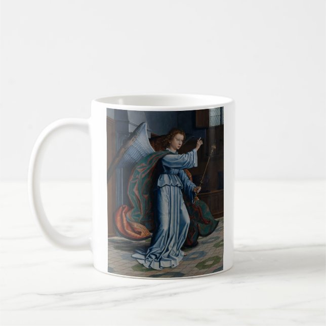Archangel Gabriel by Gerard David Coffee Mug (Left)