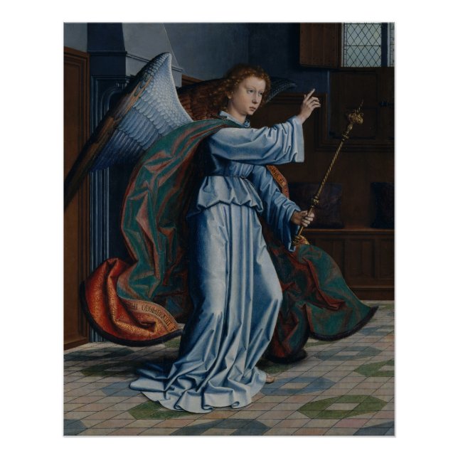 Archangel Gabriel by Gerard David Poster (Front)