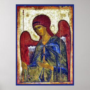 Archangel Gabriel Byzantine Early Christian Art Poster