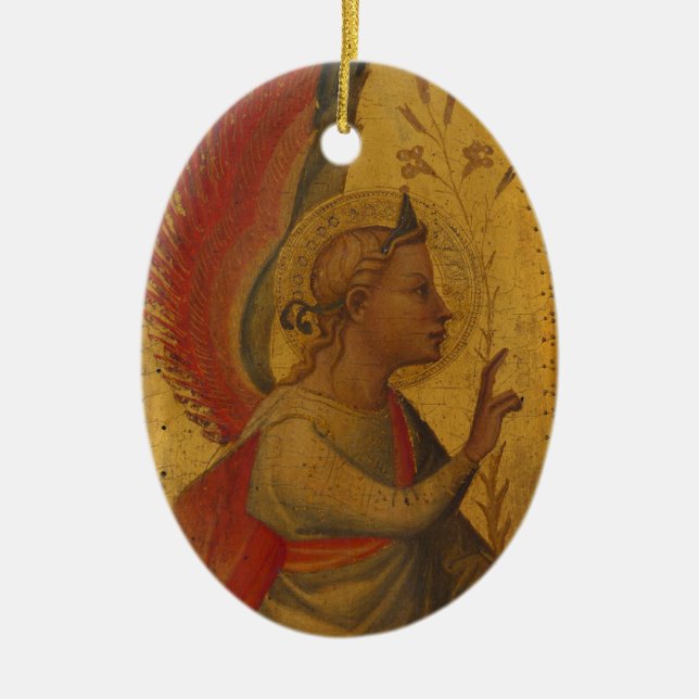 Archangel Gabriel Ceramic Ornament (Front)