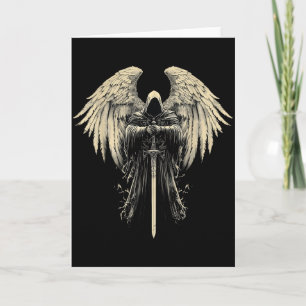Archangel Gabriel Christian Angel Catholic Warrior Card