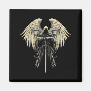 Archangel Gabriel Christian Angel Catholic Warrior Magnet