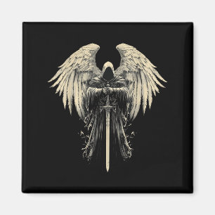 Archangel Gabriel Christian Angel Catholic Warrior Magnet