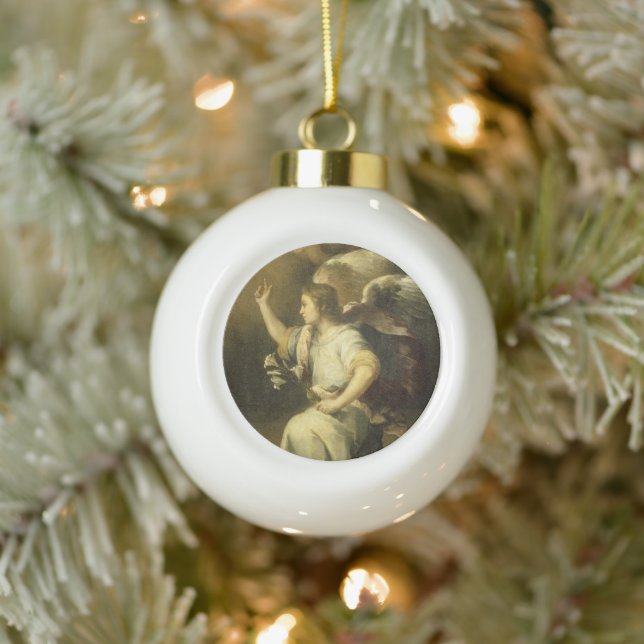 Archangel Gabriel, Fine Art Christmas ornament (Tree)