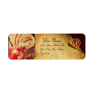 ARCHANGEL GABRIEL MONOGRAM RETURN ADDRESS LABEL