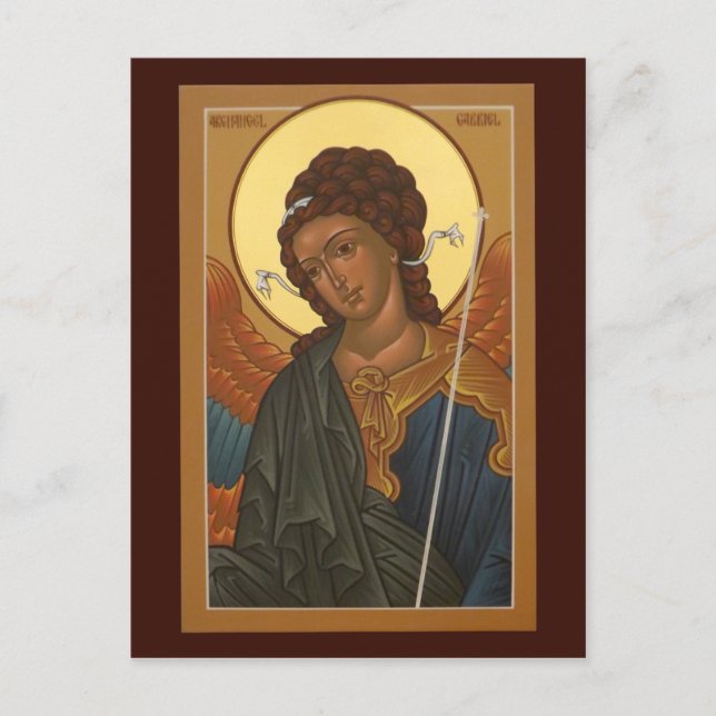 Archangel Gabriel Prayer Card (Front)