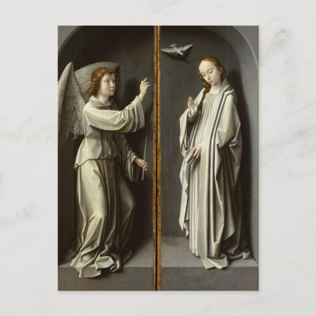 Archangel Gabriel; The Virgin Annunciate Postcard (Front)