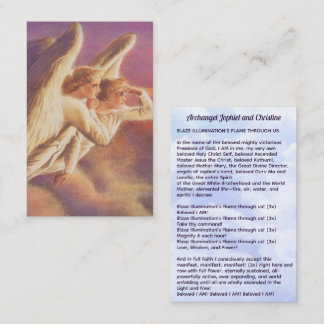 Archangel Jophiel and Christine Business Card