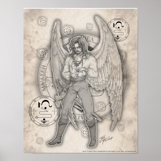 Archangel Jophiel Print (Front)