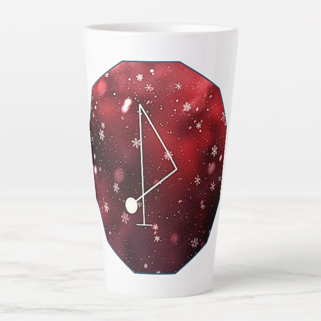 Archangel Jophiel Sigil Digital Art Latte Mug (Front)