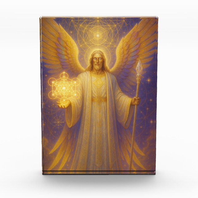 Archangel Metatron – Guardian of Sacred Wisdom Photo Block (Front)