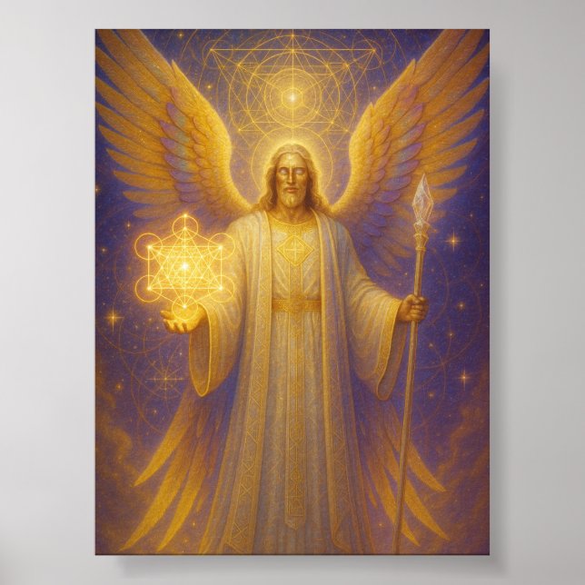 Archangel Metatron – Guardian of Sacred Wisdom Poster (Front)