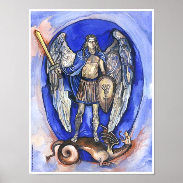 "Archangel Michael"-2, Poster 30.90 cm x 23.41 cm (Front)