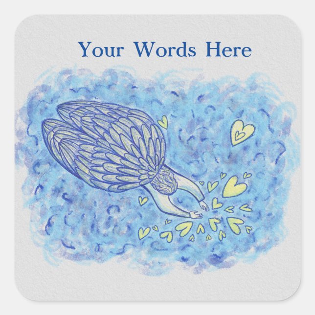 Archangel Michael Art Custom Decal Stickers (Front)