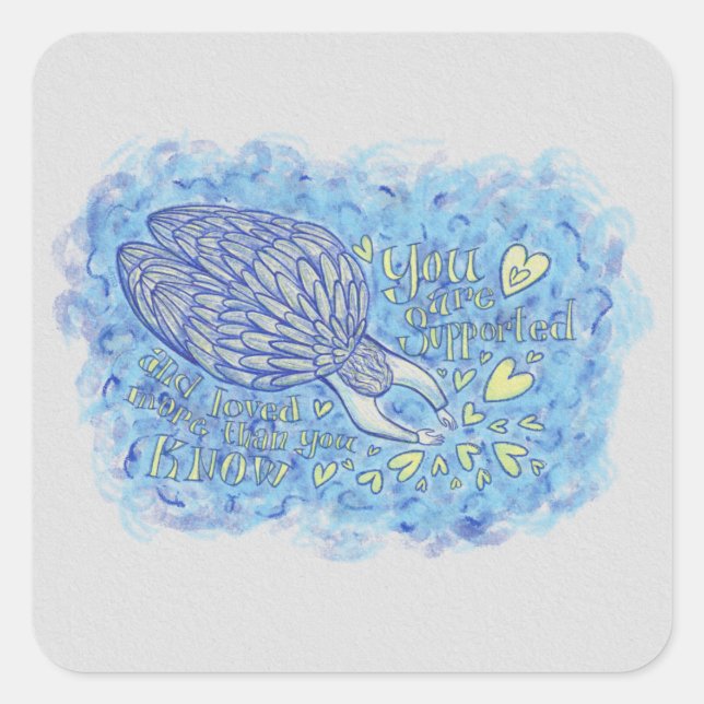 Archangel Michael Art Custom Decal Stickers (Front)