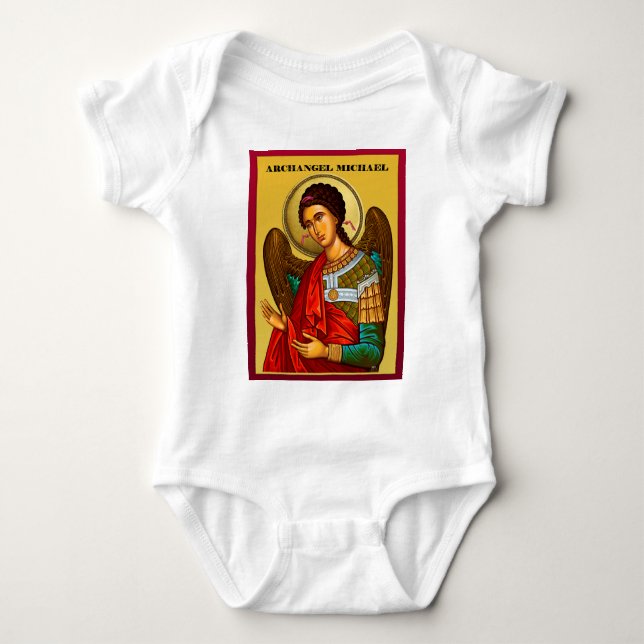 Archangel Michael Baby Bodysuit (Front)