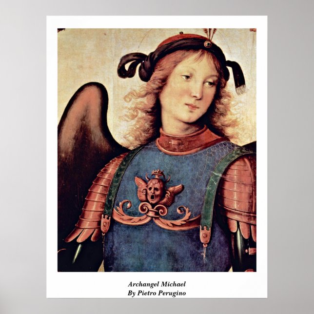 Archangel Michael By Pietro Perugino Poster (Front)