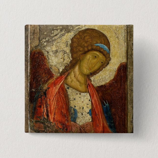 Archangel Michael c1414 15 Cm Square Badge (Front)
