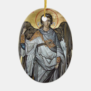 Archangel Michael Ceramic Tree Decoration