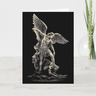 Archangel Michael Christian Streetwear Religious F Card