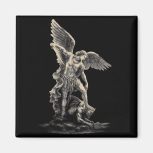 Archangel Michael Christian Streetwear Religious F Magnet
