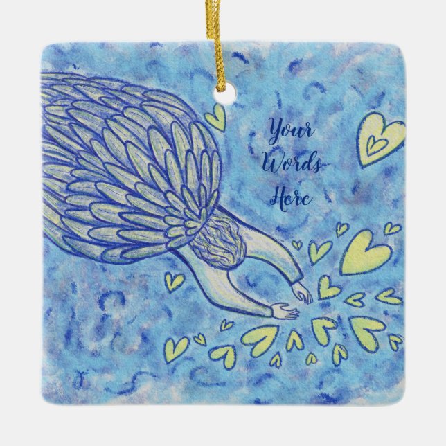 Archangel Michael Custom Holiday Gift Ornaments (Front)