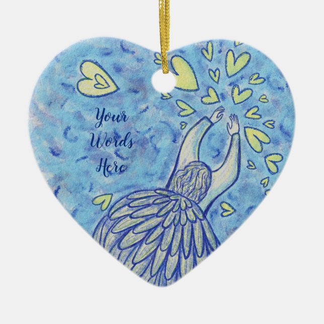 Archangel Michael Custom Holiday Gift Ornaments (Front)