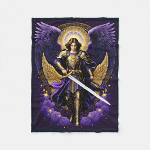 Archangel Michael Fleece Blanket