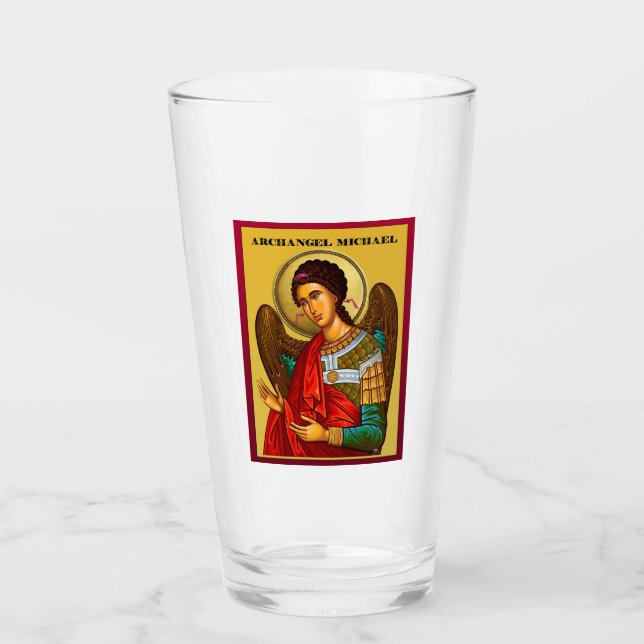 Archangel Michael Glass (Front)