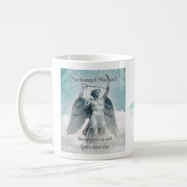 Archangel Michael Gods'laser eye Mug (Left)