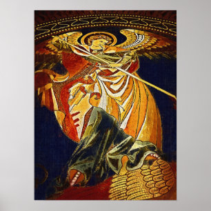 Archangel Michael Gothic, Kaiser Wilhelm Church Poster