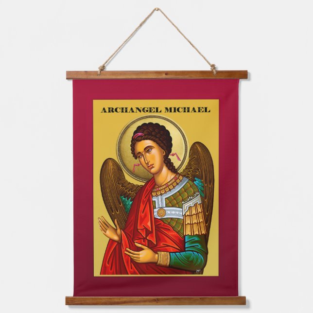 Archangel Michael Hanging Tapestry (Front)