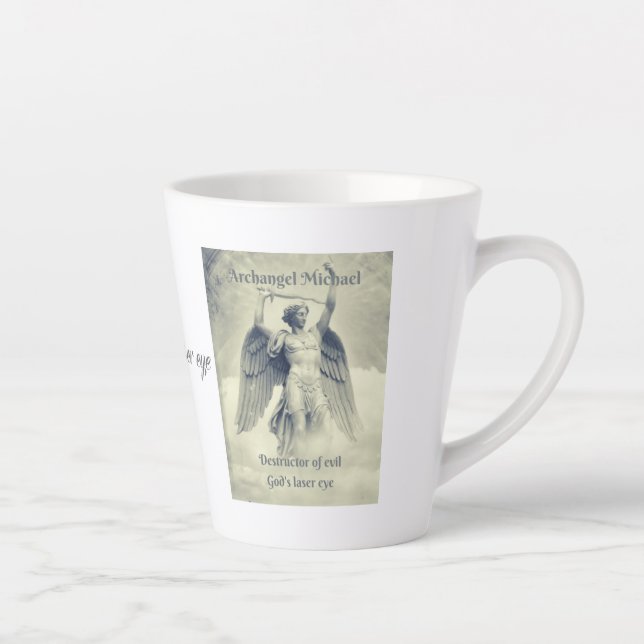 Archangel Michael Latte Mug (Right)