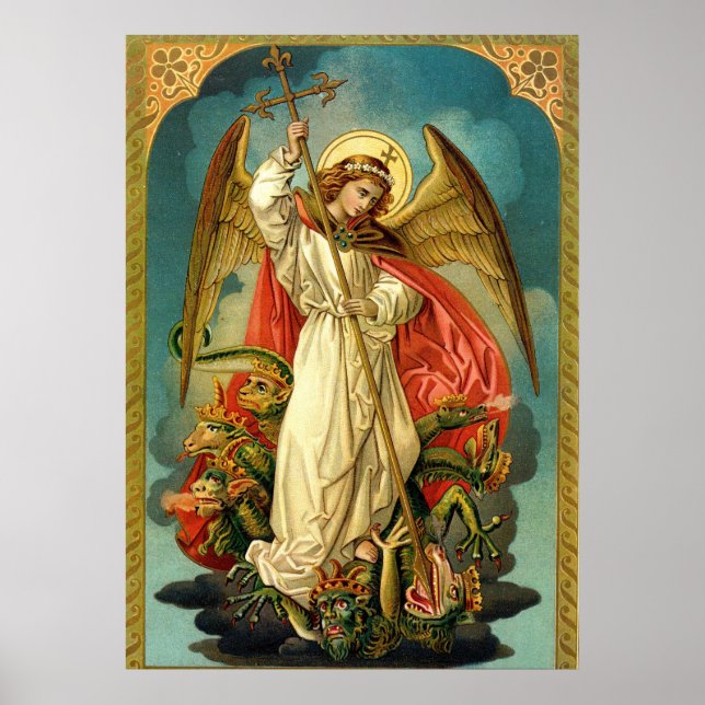 Archangel Michael Matte Poster (Front)