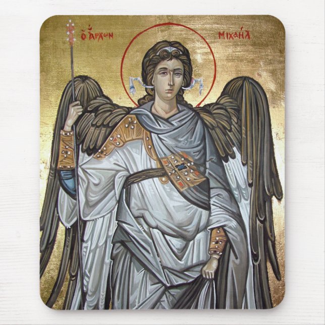Archangel Michael Mouse Pad (Front)