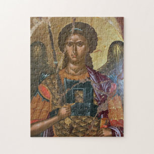 Archangel Michael Orthodox Christian Icon Jigsaw Puzzle