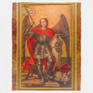 Archangel Michael polar blanquet Fleece Blanket