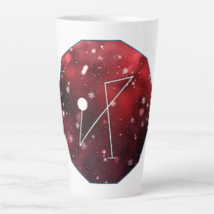 Archangel Michael Sigil Digital Art Latte Mug