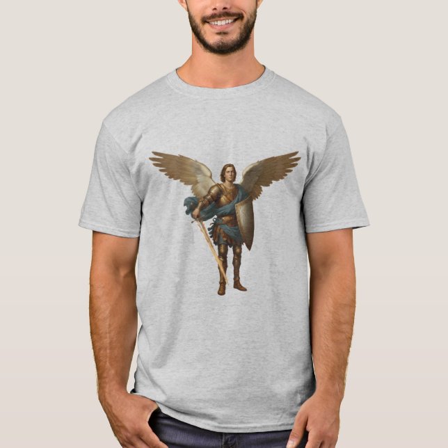 Archangel Michael T-shirt - Angel Michael Tshirt (Front)