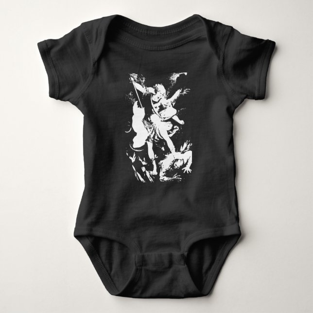 Archangel Michael T-Shirt Baby Bodysuit (Front)