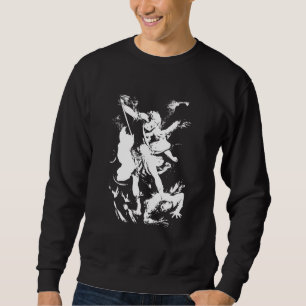 Archangel Michael Two-Tone Sweatshirt