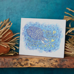 Archangel Michael's Support and Love Art Plaque