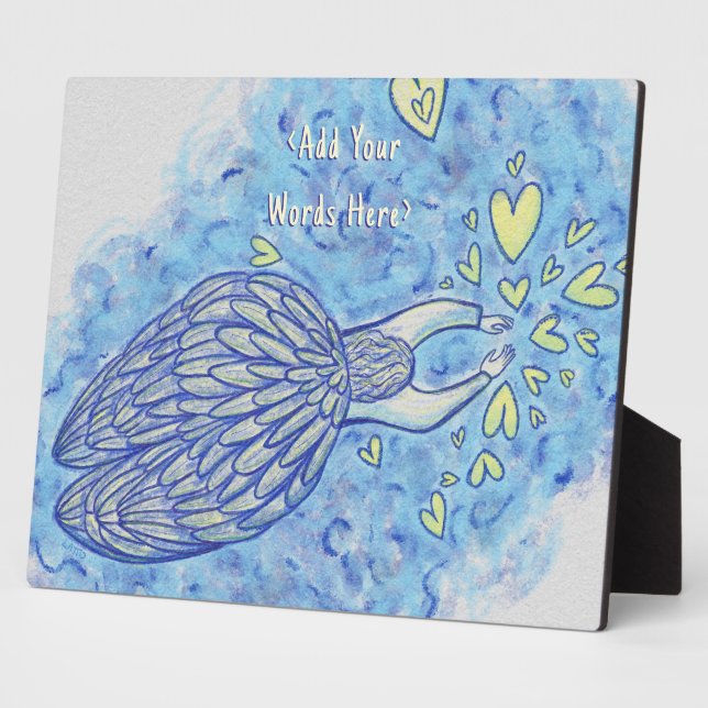 Archangel Michael's Support and Love Art Plaque (Side)