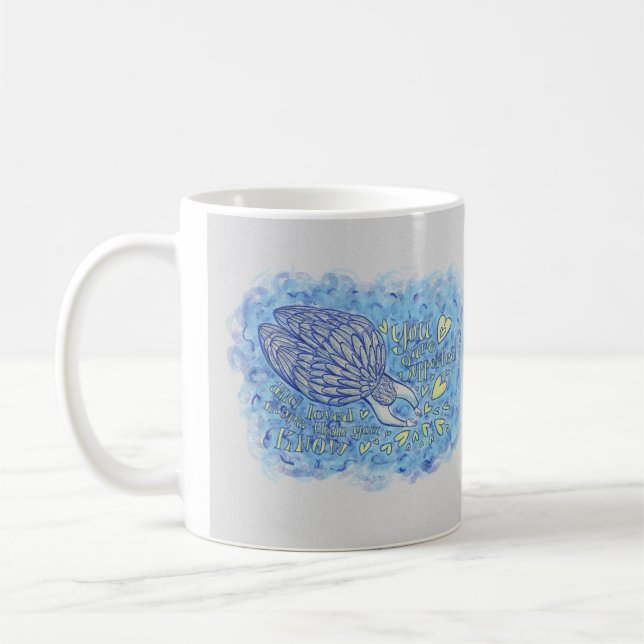 Archangel Michael's Support Art Custom Coffee Cups (Left)