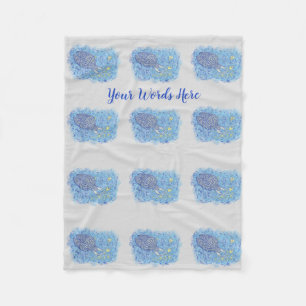 Archangel Michael's Support Custom Fleece Blankets