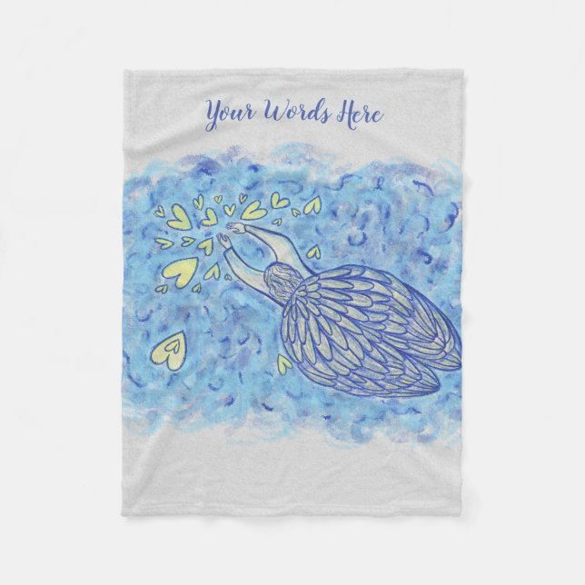 Archangel Michael's Support Custom Fleece Blankets (Front)