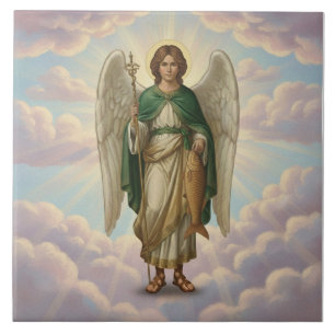 Archangel Raphael Angel Ceramic Tile