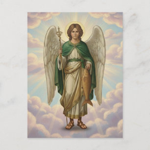 Archangel Raphael Angel Postcard