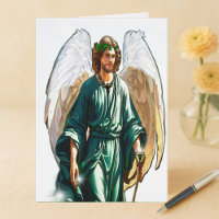 Archangel Raphael Angel Saint Healing Art Card